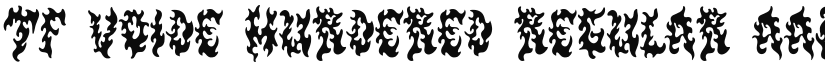 TF Voide Murdered font download