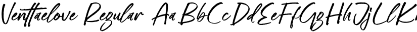 Venttaelove Regular font