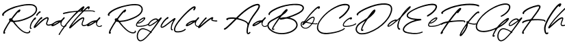 Rinatha Regular font