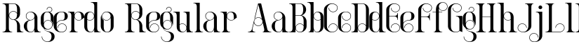 Ragerdo Regular font