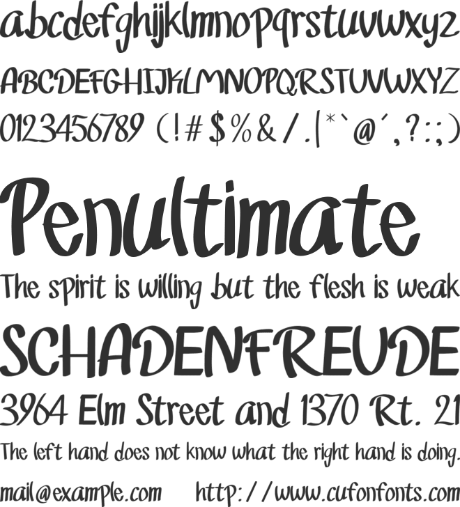 Rich Monster - Personal Use font preview