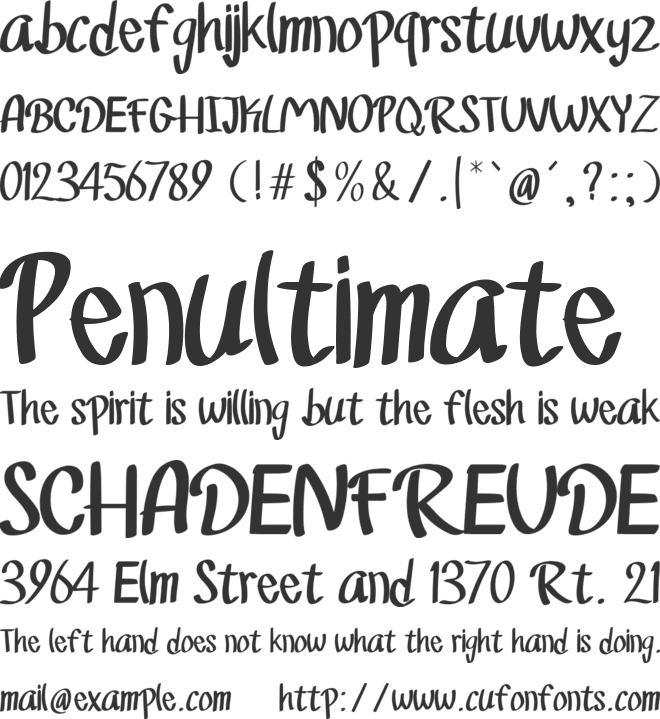 Rich Monster - Personal Use font preview