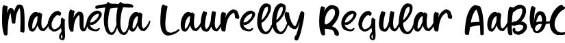 Magnetta Laurelly Regular font
