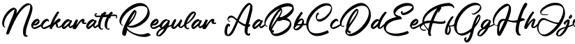 Neckaratt Regular font