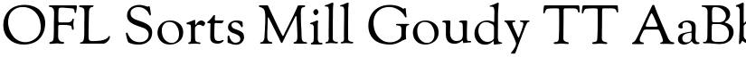 OFL Sorts Mill Goudy TT font