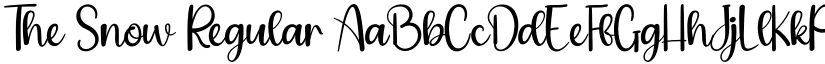 The Snow Regular font