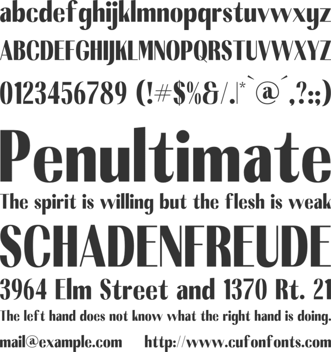 Merolkins font preview