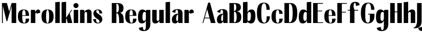 Merolkins Regular font