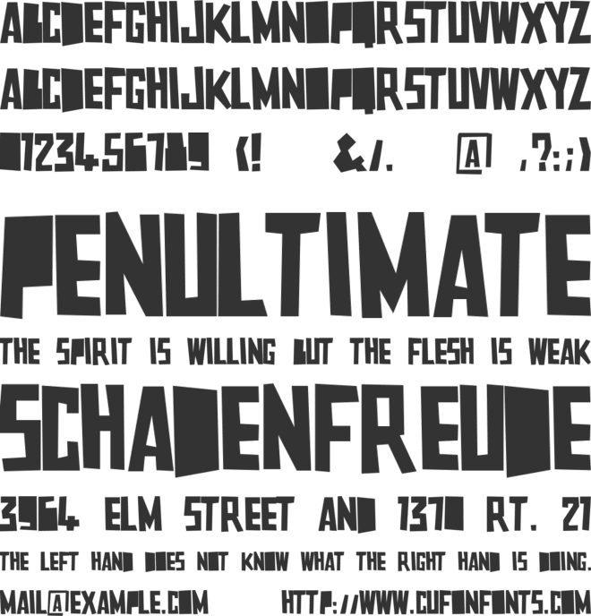 Kiss Kiss From Paris font preview