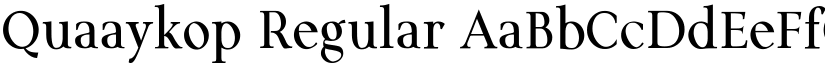 Quaaykop Regular font