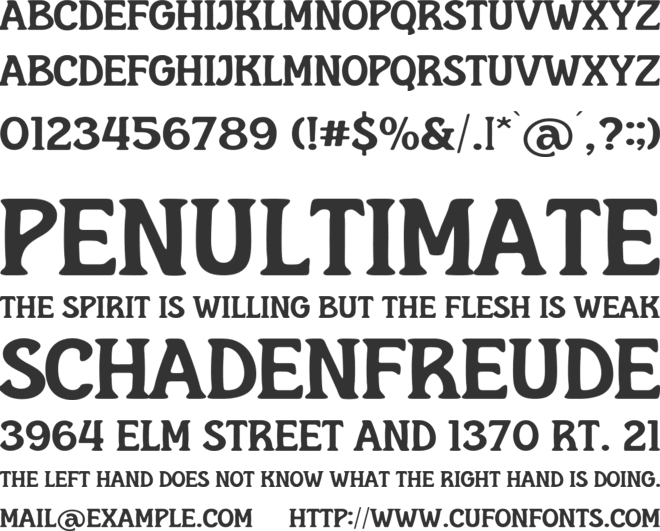 Retro Groove font preview