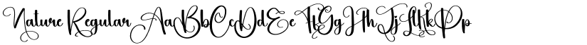 Nature Regular font