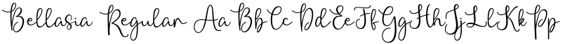 Bellasia Regular font