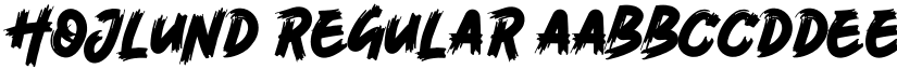 Hojlund Regular font