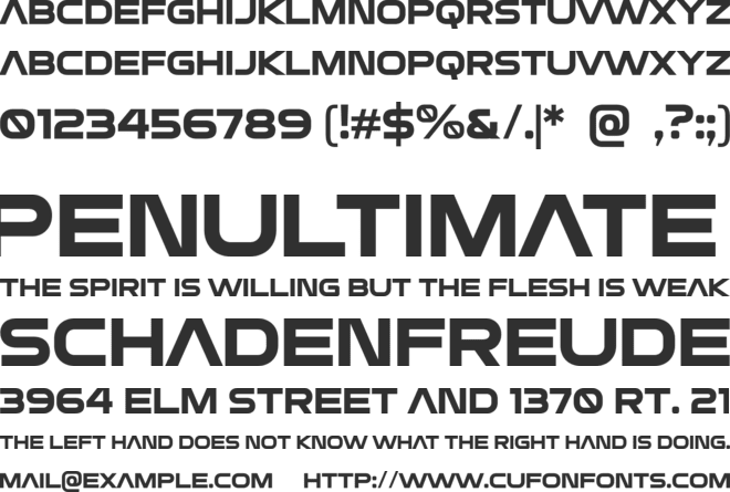 Clesmont font preview