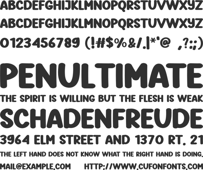 Sand Beach font preview