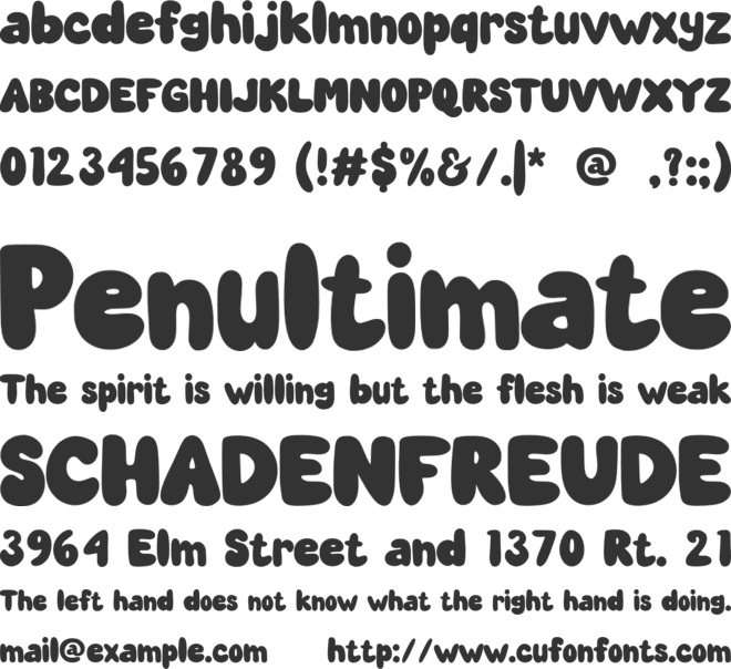 SMILE KINDS font preview