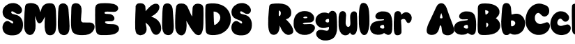 SMILE KINDS Regular font