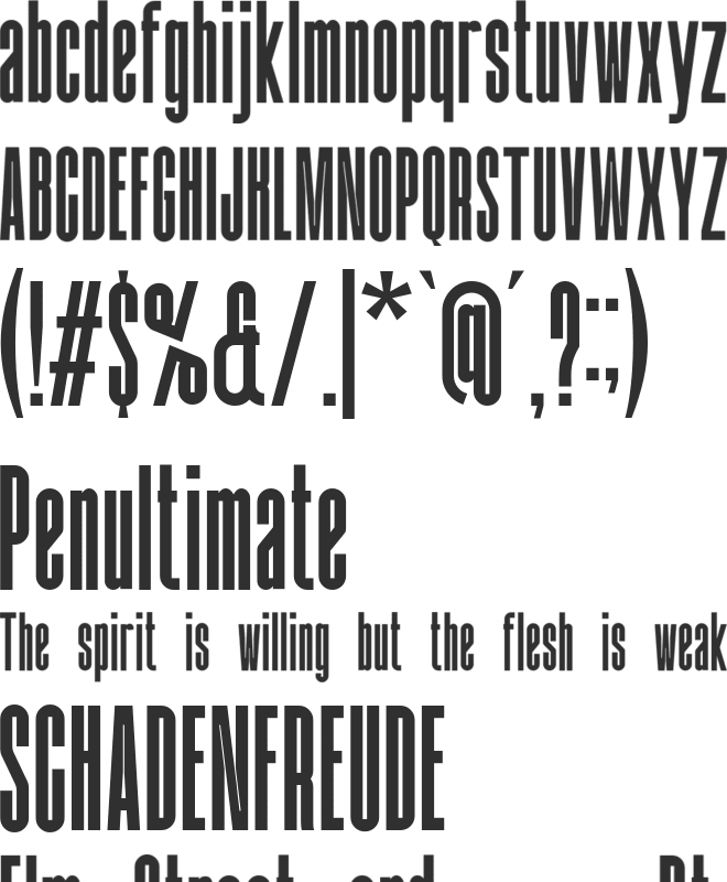 Madfool font preview