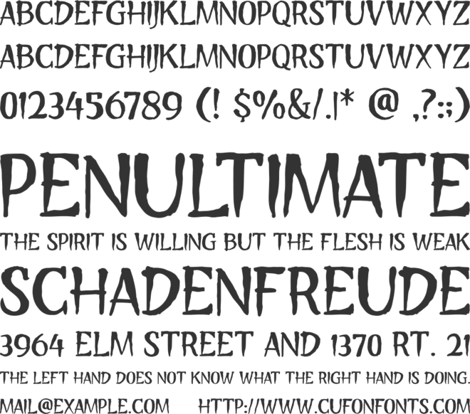 Mystic Soul font preview