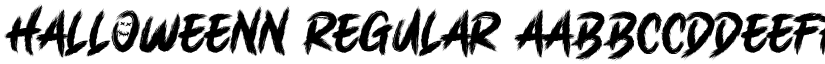 HALLOWEENN Regular font