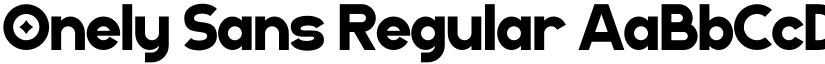 Onely Sans font download