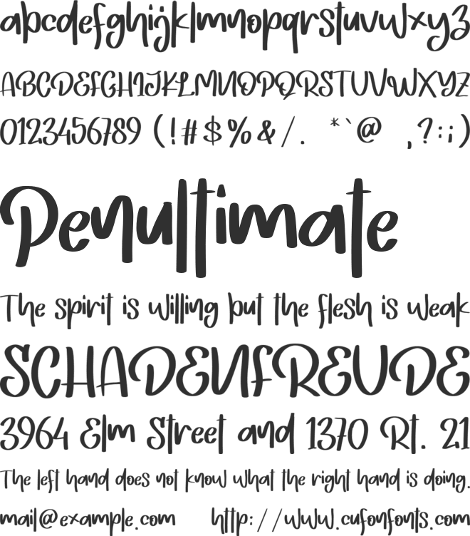 Spooky Riots - Personal Use font preview