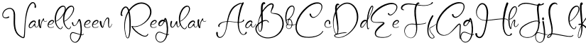 Varellyeen Regular font