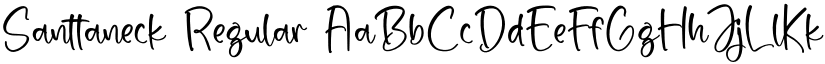 Santtaneck Regular font