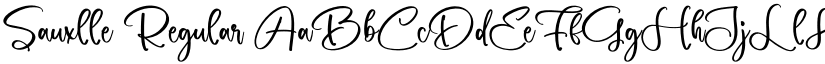 Sauxlle Regular font