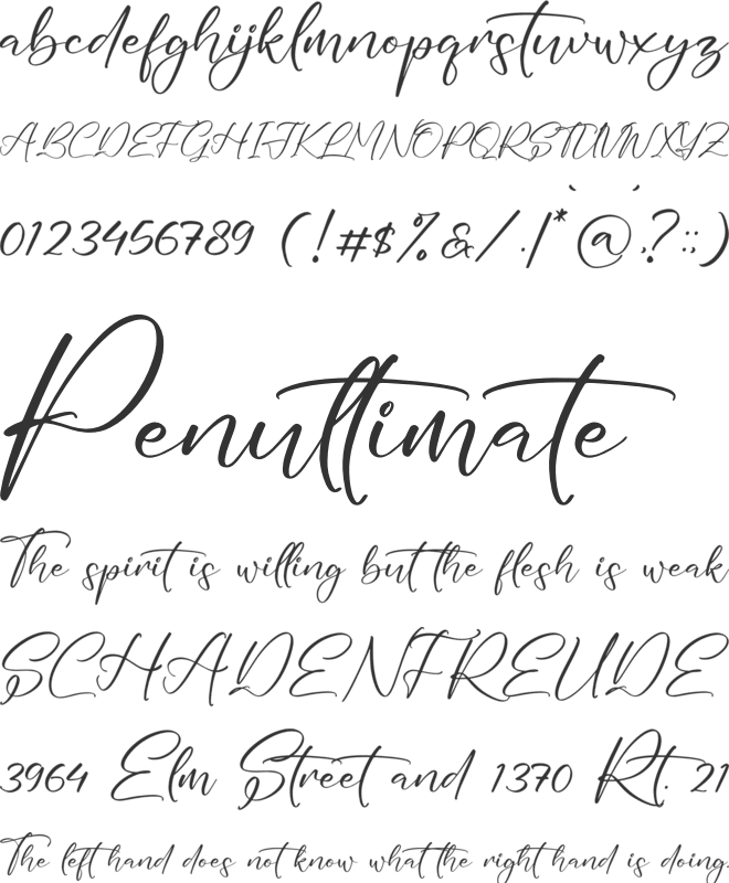 Gabriel font preview