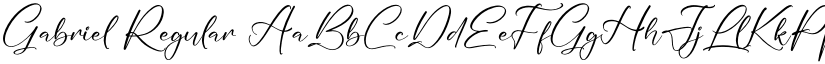 Gabriel Regular font