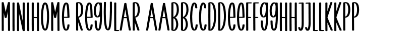 Minihome font download