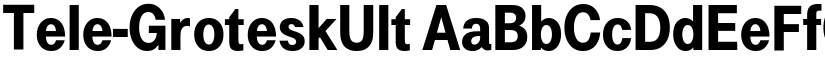 Tele-GroteskUlt font