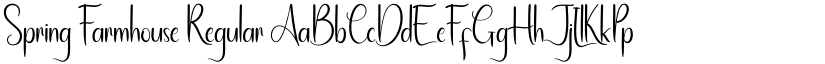 Spring Farmhouse Regular font
