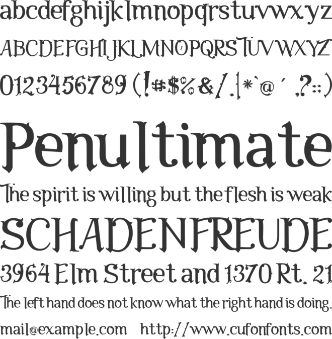 The Luxury FREE PERSONAL US font preview