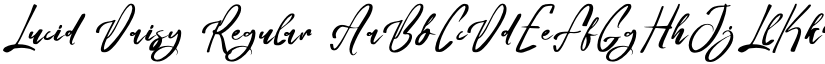 Lucid Daisy Regular font