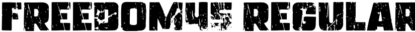 Freedom45 Regular font