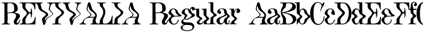 REVIVALIA Regular font
