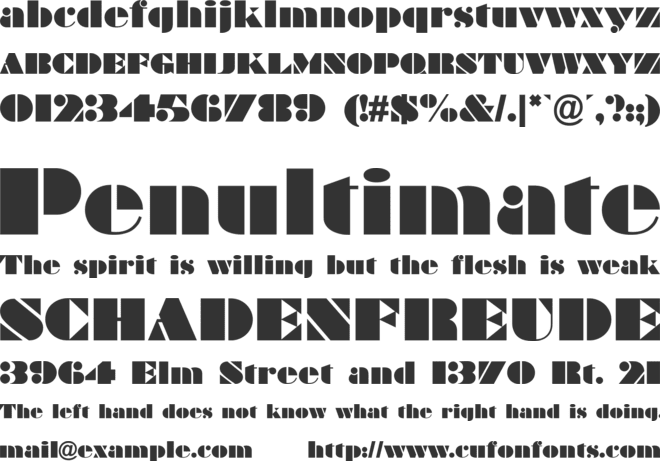 Braggadocio font preview