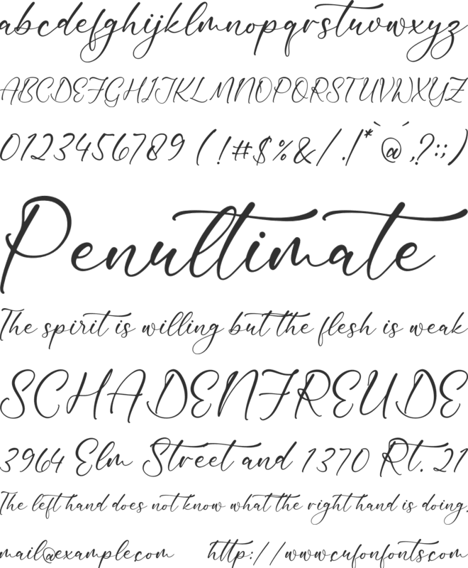 Victorya Maoreely font preview