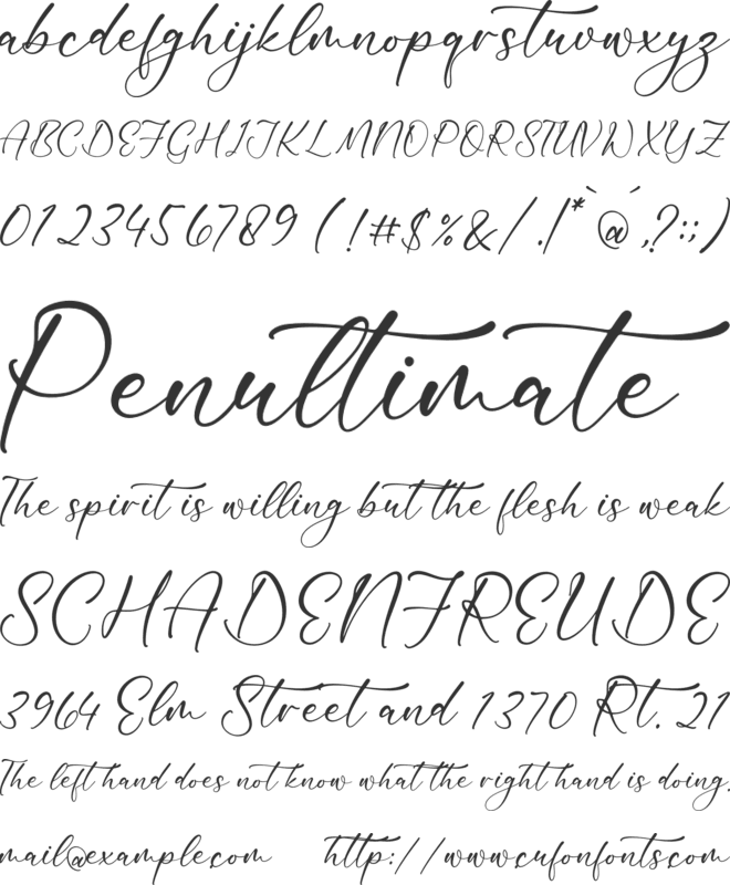 Victorya Maoreely font preview