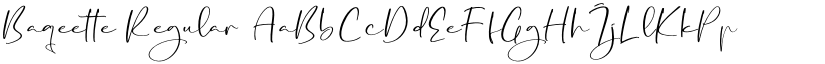 Baqeette Regular font