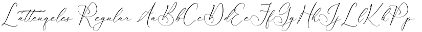 Latteuqeles Regular font