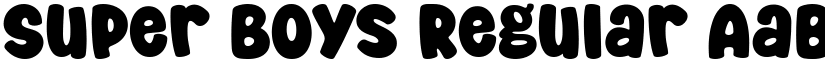 Super Boys Regular font