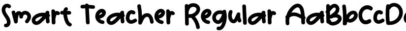 Smart Teacher Regular font