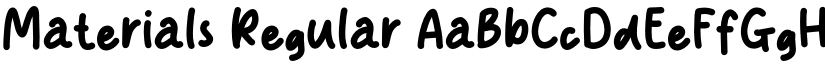 Materials Regular font