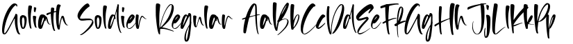 Goliath Soldier Regular font