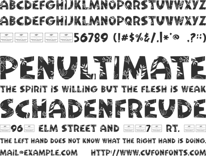 Welcome Autumn font preview