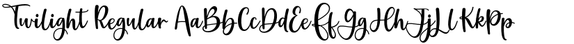 Twilight Regular font
